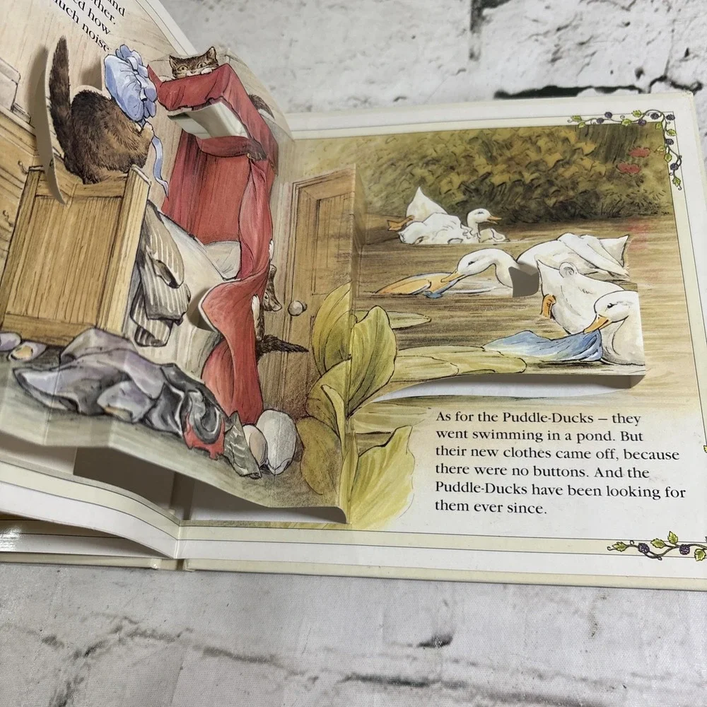 The Tale of Tom Kitten, A Pop-up Book Based on Beatrix Potter Art and Story 1994